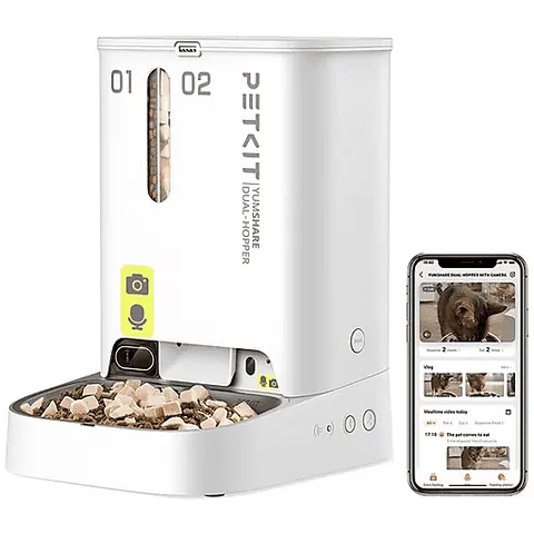 YUMSHARE Dual-Hopper with Camera Smart Pet Feeder – image 1
