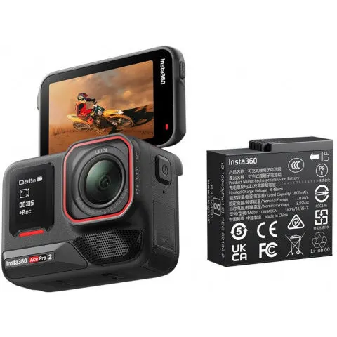 INSTA360 Action Camera Ace Pro 2 doppia batteria – immagine 1