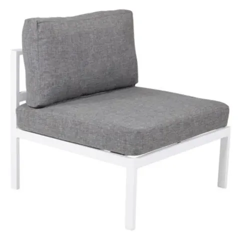 Module Canapé de Jardin "Copacabana" 74cm Blanc – image 1