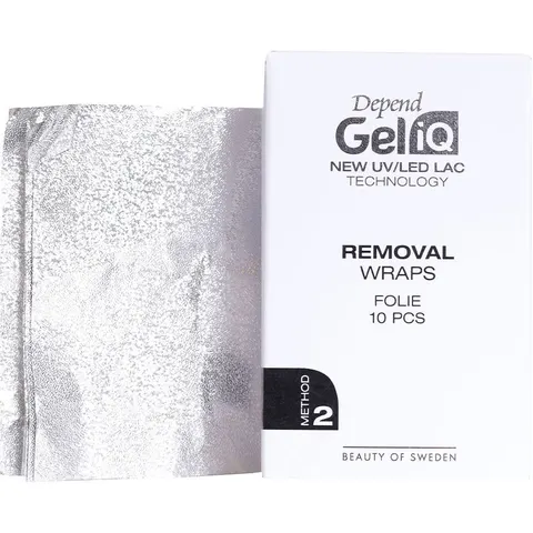 Depend Cosmetic - Gel iQ Removal Wraps Foil Method 2 10 pcs – Bild 1