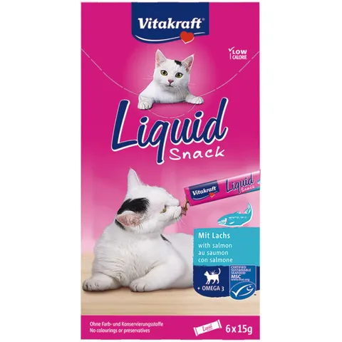 Vitakraft CAT LIQUID SNACK OMEGA 3 – immagine 1
