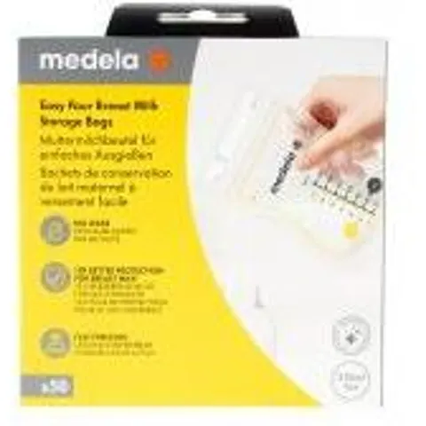 Medela 50er-Pack Muttermilchbeutel – transparent – Bild 1