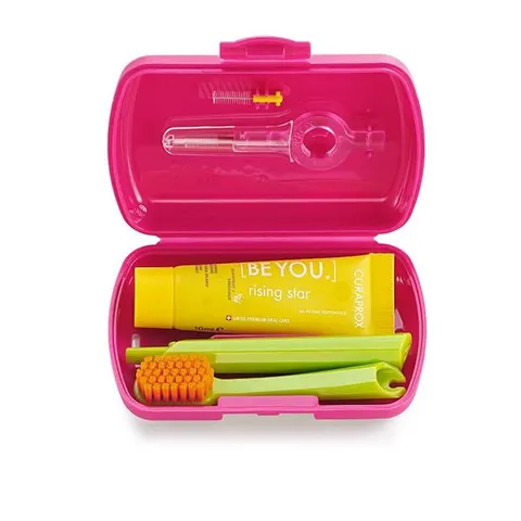 Curaprox Reisset Rood 1 set – afbeelding 1