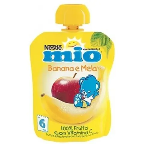 nestle' Mio pouch mela banana 90ml – immagine 1
