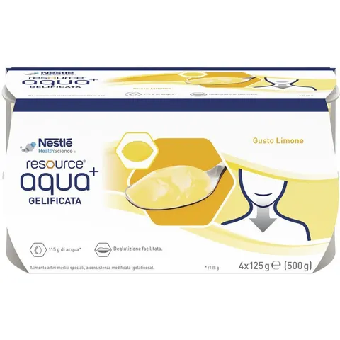 Nestle' Resource Aqua+Lemon 4X125 g – immagine 1