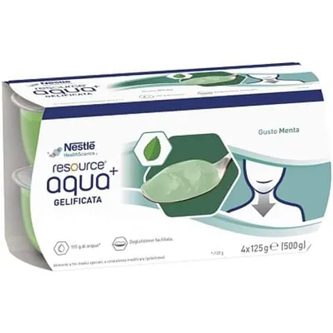 nestle' Resource aquagel menta 4x125g – immagine 1