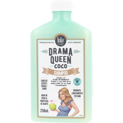 Lola Cosmetics Drama Queen Shampoo Coco 250 ml – immagine 1