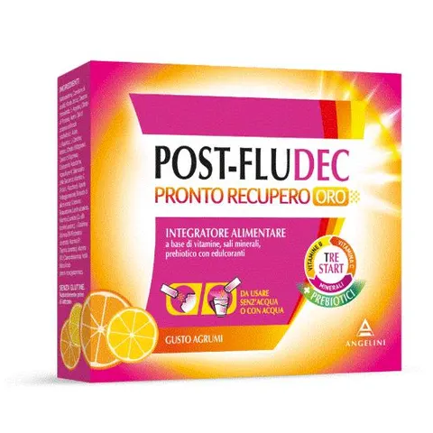 Postfludec Post-Fludec Pronto Recupero Oro Agrumi 12 Bustine – immagine 1