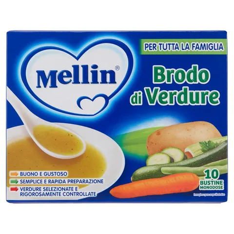 mellin brodo di verdure 10 x 8 g – immagine 1