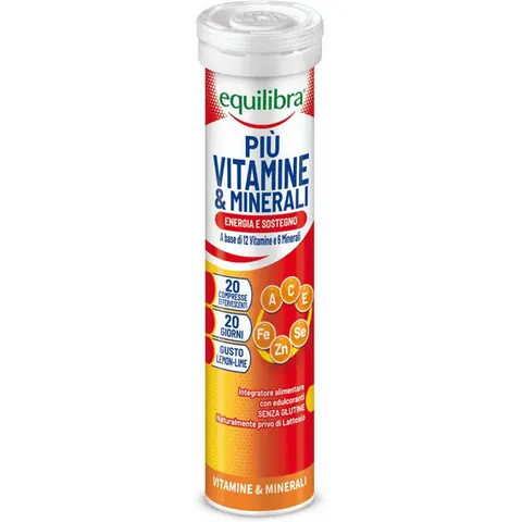 equilibra Più Vitamine E Minerali 20 Compresse Effervescenti – immagine 1
