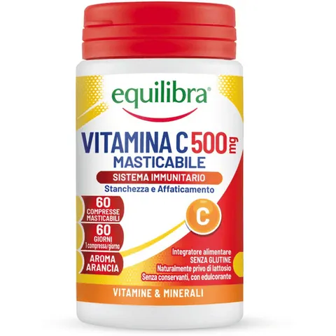 Equilibra Vitamina C 500 60 Compresse Masticabili – immagine 1