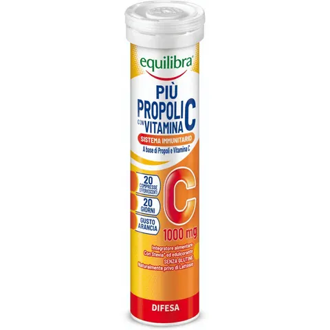 Equilibra Più Propoli Con Vitamina C 20 Compresse Effervescenti – immagine 1