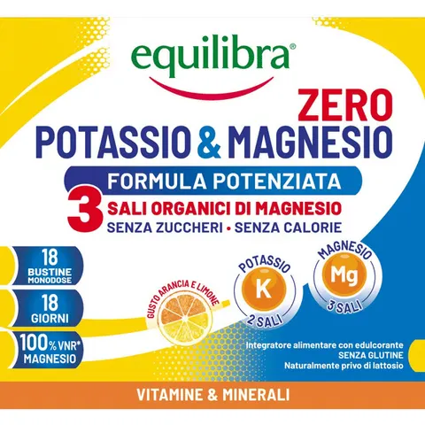 Equilibra Zero Potassio&magnesio Da 18 Bustine – immagine 1