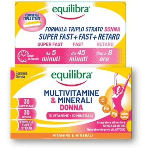 Equilibra Multivitaminico Donna Da 30 Compresse – immagine 1