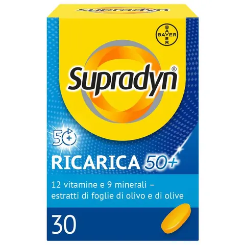 Bayer Supradyn Ricarica 50+ 30 compresse – immagine 1