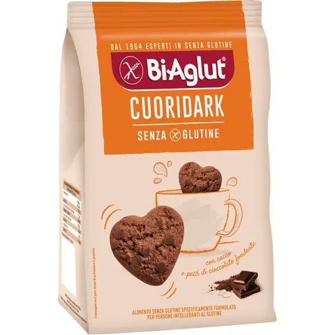biaglut Biscotti Cuori Dark 200g – immagine 1