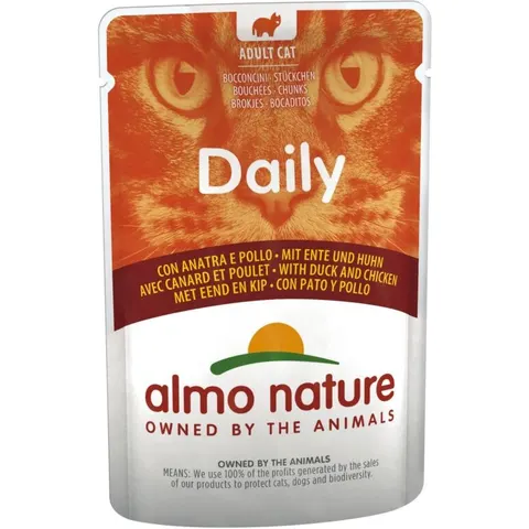 almo nature Daily menu cat pollo anatra 70 g – immagine 1