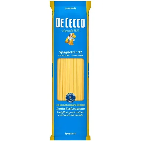 f.lli de cecco De cecco spaghetti 12 400g – immagine 1