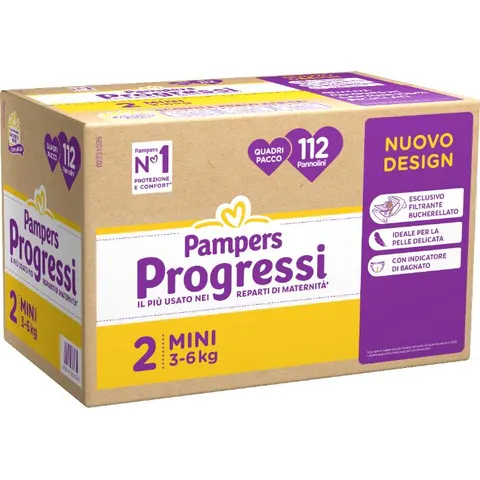 Pampers Quadri Progressi Mini X112 – immagine 1