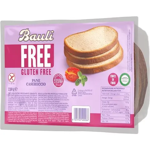 bauli free pane casereccio 220 g – immagine 1