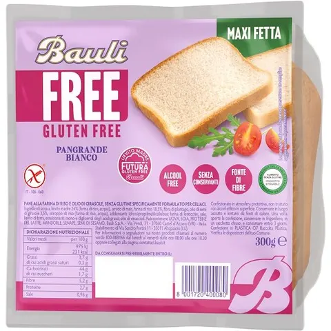 bauli free pangrande bianco 300 g – immagine 1