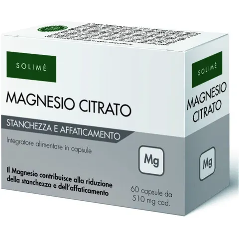 Solime' Magnesio Citrato Bibasico 60 Capsule – immagine 1