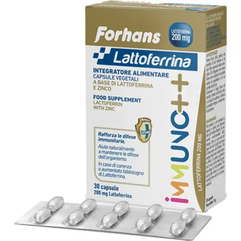 Forhans Lattoferrina Immuno++ 200 mg 30 Capsule – immagine 1
