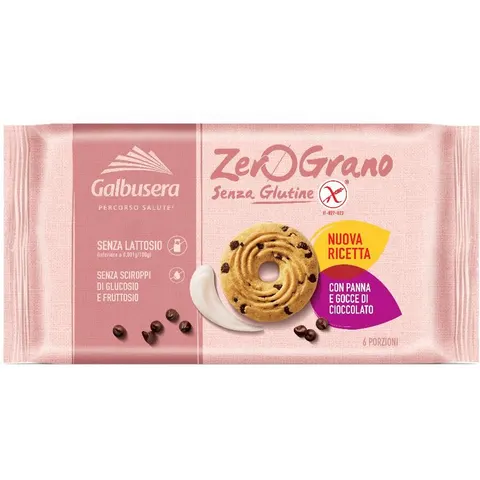 zerograno Biscotti Panna/Cioccolato 220g – immagine 1