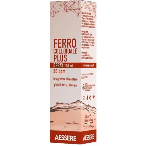 aessere Ferro Colloidale Plus Spray 20ppm 100 ml – immagine 1