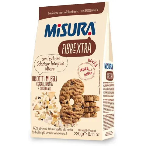 misura Biscotti Muesli 230g – immagine 1