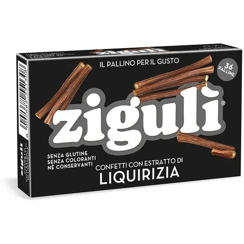 ziguli' Zigulì Liquirizia 36 Palline 22 g – immagine 1