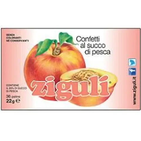 ziguli' Zigulì Pesca 36 Palline 22 g – immagine 1