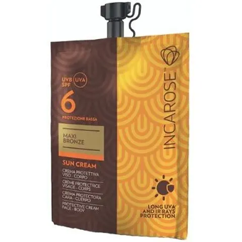 Incarose maxi bronze sun cream spf6 50 ml – immagine 1