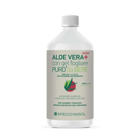 Succo di Aloe Vera e Mirtillo Rosso - 1 Litro – immagine 1