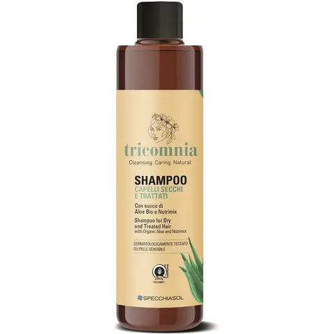 Specchiasol Tricomnia - Shampoo Capelli Secchi e Trattati, 250ml – immagine 1