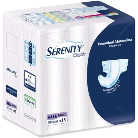 Serenity Classic pannolone mutandina Maxi M 15 pezzi – immagine 1