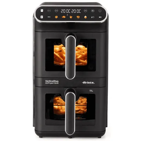 Ariete Friggitrice Ad Aria Doppia Verticale 4640-nero – immagine 1