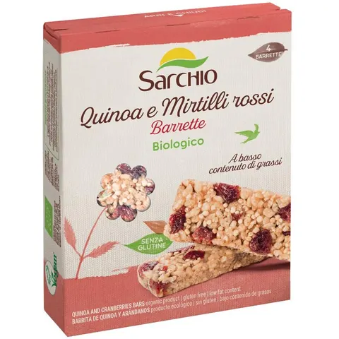 sarchio Snack Quinoa E Mirtilli Rossi 80 g – immagine 1
