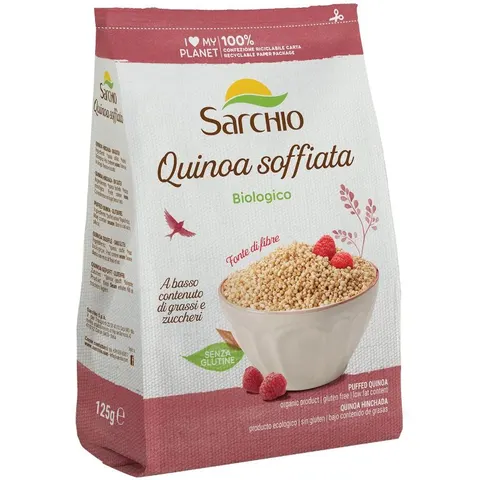 sarchio quinoa soffiata 125g – immagine 1