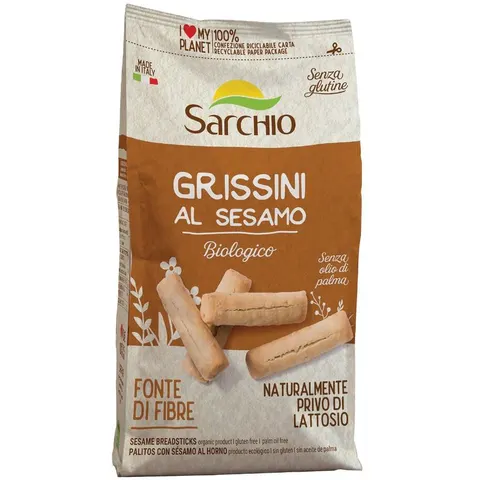 sarchio grissini al sesamo 180 g – immagine 1