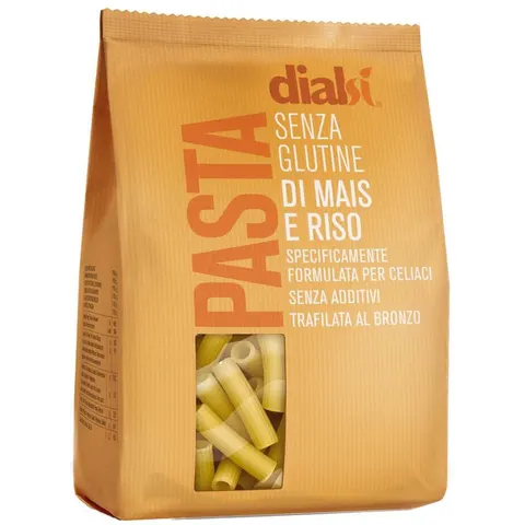 dialsi' Dialsì Pasta Di Mais E Riso Senza Glutine Formato Maccheroni 400g – immagine 1