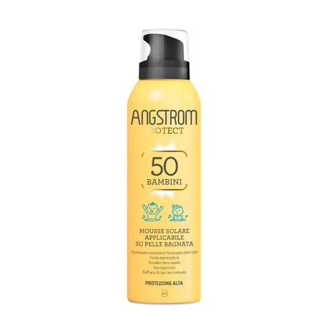 Angstrom Protect Mousse Solare SPF50 per Bambini, 150ml – immagine 1