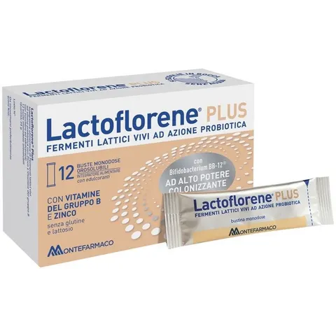 Montefarmaco Lactoflorene Plus 12 bustine monodose – immagine 1