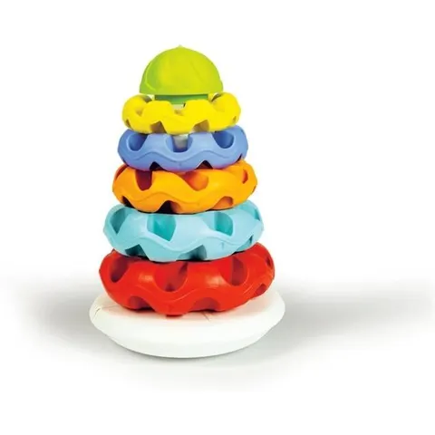 Jeu d'anneaux empilables Clementoni – Multicolore – image 1