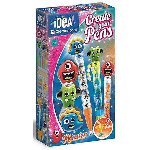 CLEMENTONI Penne Monster Mini Lab – immagine 1