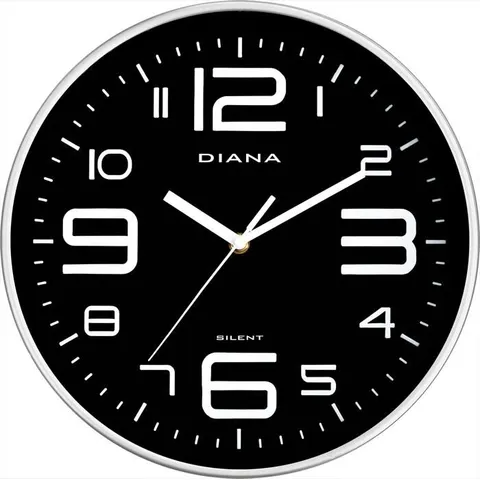 ELITE-DIANA 111 019-9-6-silver Quadrante Nero – immagine 1