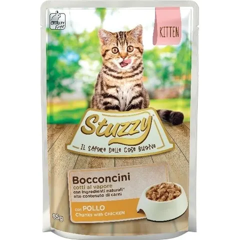 Whitebridge Pet Brands Srl Stuzzy Cat Bocconc Kitten 85g – immagine 1