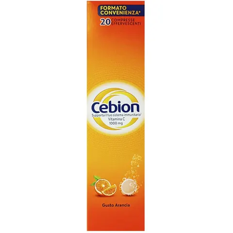 Cebion Effervescente Arancia 20 Compresse – immagine 1