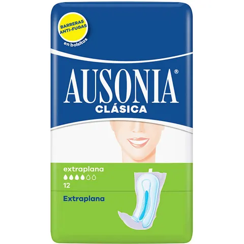 Ausonia Extra Flat Normal Compresses 12 Units – image 1