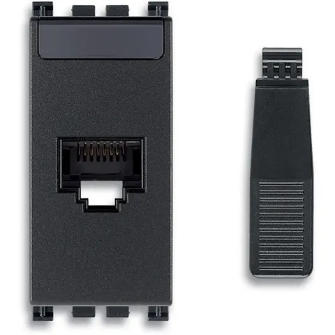 Vimar CONNETTORE RJ45 NETSAFE CAT5e UTP ARKE' GRIGIA – immagine 1
